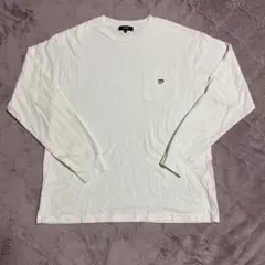 BEAMS HEART XL ホワイト ロングスリーブ Tシャツ