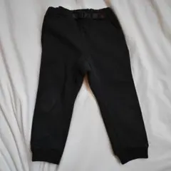 グラミチ　フリースリブパンツ　ブラック　110