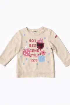 【美品】ミキハウス トレーナー 80 女の子 ウサコ