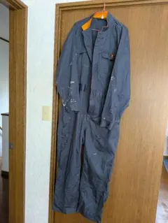 FORECAST 作業服 つなぎ紺 オーバーオールLL