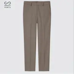 ユニクロヒートテックスマートスリムストレートパンツ　ブラウン W70 H97 L