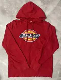 【美品！】Dickies ロゴ入りパーカー 赤