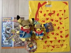 発掘ピカチュウぬいぐるみ 2種類セット　　ポケセン