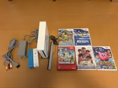 Wii 本体 + リモコン・ソフト5つセット