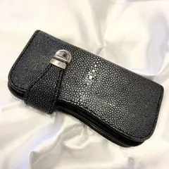 エイ革 ドットパターン 長財布　バイカーズウォレットのサムネイル