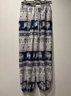 ［新品未使用］タイ　ゾウ柄パンツ　ズボン