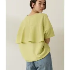 （新品）アメリカンホリック　バックフリル半袖プルオーバー