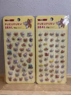 トムとジェリー ぷくぷくシール2セット（正規品）