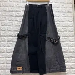 美品 KAPITAL キャピタル ジャーマンコードオーロラエプロンパンツ