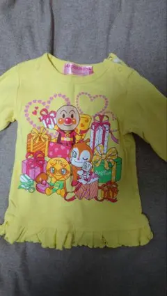 アンパンマン トップス イエロー 80cm シャツ