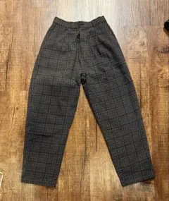 フリークスストア　チェックウールパンツ　M