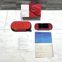 SONY PSP-3000 ラディアントレッド 本体 + おまけケース　内箱あり