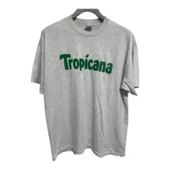トロピカーナ Tropicana 90年代ヴィンテージ Tシャツ　XL グレー