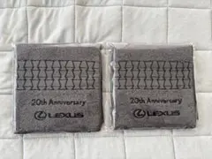 【新品】20th Anniversary レクサス タオルハンカチ ２枚セットのサムネイル
