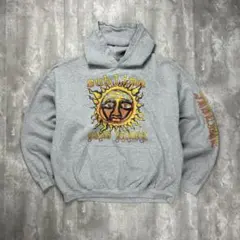 サブライム プリントロゴ バンド スウェットパーカー グレー M 6246