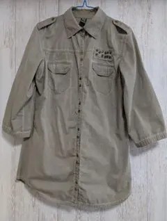 ZARA シャツ ミリタリー