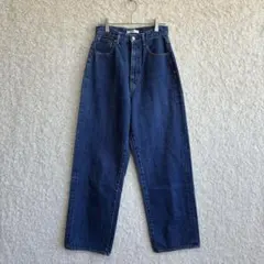 MOUSSY デニムパンツ 26 インディゴ ハイウエストワイドジーンズ