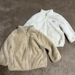 ユニクロ　ベビー　フリースジャケット 80 90 ２枚セット