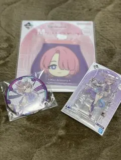 《有村麻央》学園アイドルマスター　一番くじ　セット 学マス　アクスタ　缶バッジ