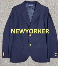 NEWYORKER 紺ブレ　金ボタン　ジャケット