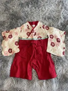 花柄袴風セレモニードレス（~95cm）