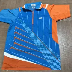 YONEX テニス　バドミントン　卓球　ゲームウェア　M ブルーオレンジ　メンズ