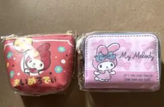 マイメロ　収納付きスマートキーケース　舟形ファスナーポーチ　2点セット