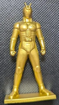 仮面ライダー　チョコスナック　金　フィギュア　仮面ライダーブラックRX　ゴールド