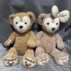 【美品】ダッフィーとフレンズ ぬいぐるみ 2体セット