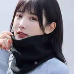 ネックウォーマー ネックガード 釣り ブラック 黒 メンズ レディース キッズ