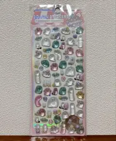 オバケーヌ 3D FUN STICKERE シール 桃