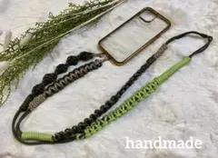 パラコード　スマホショルダー　（アーミーカラー）