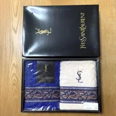 【新品】イヴサンローラン　ゲストタオル　刺繍　2枚　送料込み