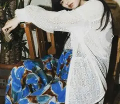 「MODE NORM COME 」スタンドレースパッチワークシャツ