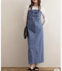 ノアル NOAHL デニム サロペット ジャンバースカート オーバーオール S