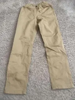 GUキッズベージュ 長ズボン140