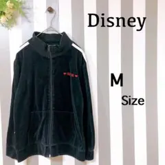 『ディズニー』（M）＊長袖＊パーカー＊ミニー＊冬生地＊ブラック
