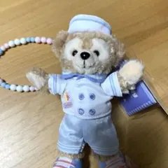 香港ディズニー ミッキー ダッフィー ぬいぐるみキーチェーン ぬいば
