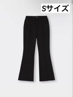 【GU】カットソーカラーフレアスラックス S