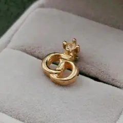 ディオール Dior ペンダントトップ CDロゴ ゴールド 切れたチェーン付き