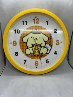 ポムポムプリン　マフィン　壁掛け時計　1998年製　インテリアに　ジャンクのサムネイル