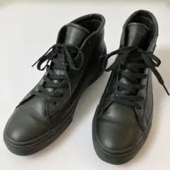 美品 REGALレザースニーカー ゴアテックス ハイカット黒　24.5のサムネイル
