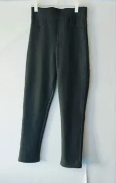 パンツ　裏毛　黒系　L H423