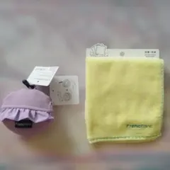 フランフラン くしゅくしゅエコバッグ 　タオルハンカチ付きのサムネイル