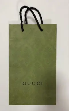 GUCCI エンボス加工 ショッパー 緑