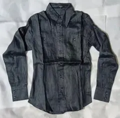 【SHELLAC】(シェラック) L/S 長袖 ストライプ柄 SHIRT シャツのサムネイル