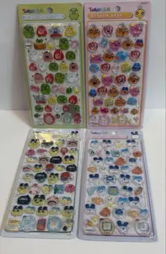 と*こ様 たまごっち　３Ｄステッカー　4枚セット