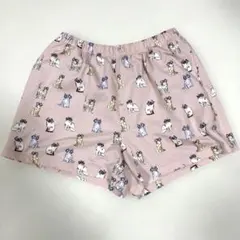 ユニクロ PAUL & JOE 猫柄ショートパンツ Mサイズ ピンク