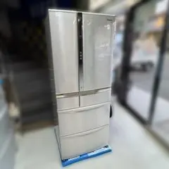 【 Y 】Panasonic 6ドア冷蔵庫 455L 大容量 中古 パナソニック 冷蔵庫 525L 観音開き 6ドア 幅65cm 冷蔵庫AIカメラ