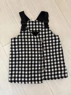 チェック柄ベスト 80cm